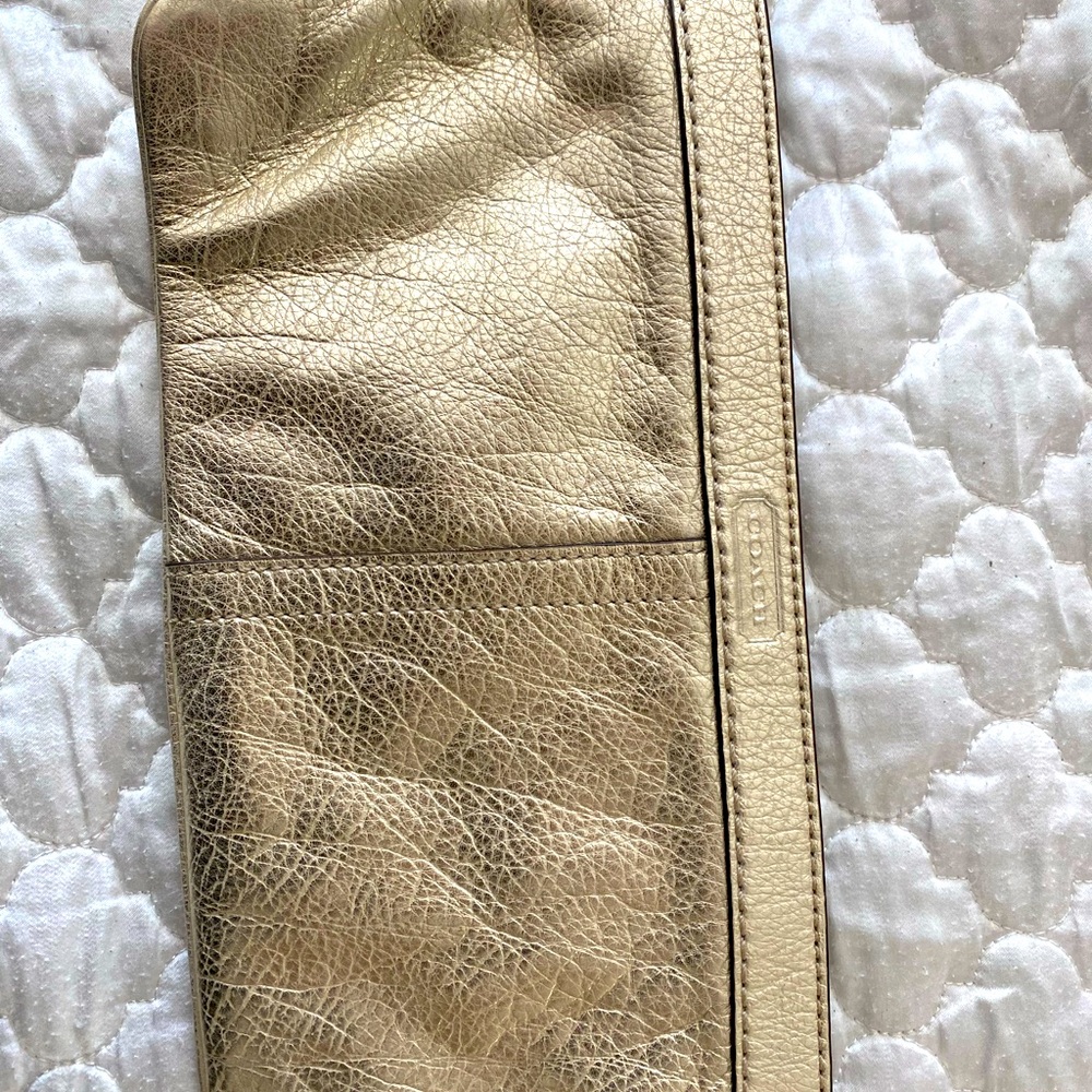 Coach Leather Wristlet/clutch - Picture 2 of 7